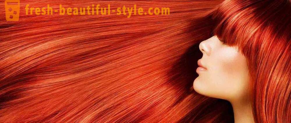 Гингер боју косе: преглед, карактеристике, произвођачи и рецензије