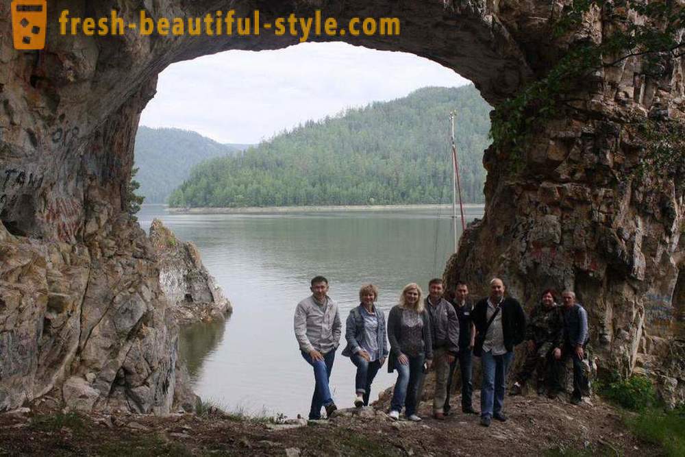 Краснојарск резервоар - заштићени места Сибериа