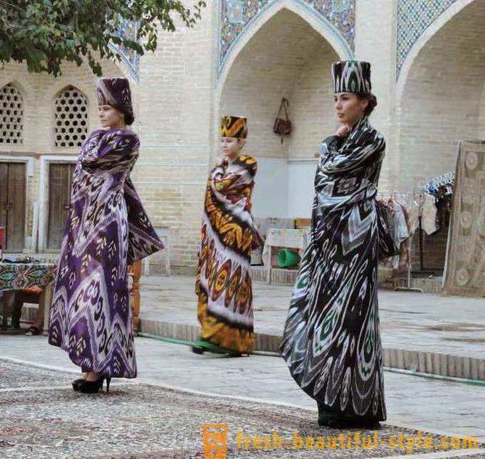 Узбек хаљине: обележја