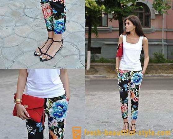 Модерне панталоне са цвећем - шта да носе, савети стилисте и најбољу комбинацију