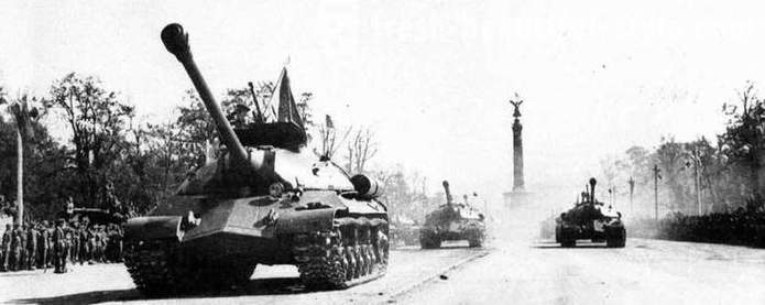 Зашто је Совјетски Савез је указао на паради у Берлину, ИС-3 резервоари