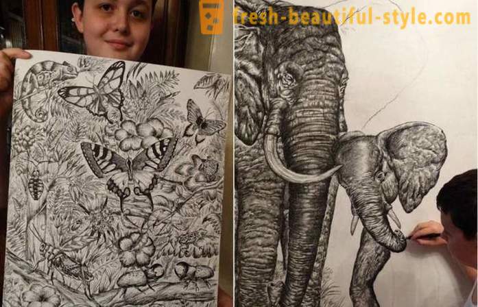 Српски тинејџер привлачи запањујуће портрете животиња помоћу оловке или хемијском оловком