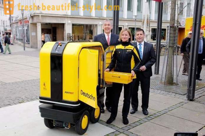 У Немачкој, створили смо робот-асистент поштаре и курири