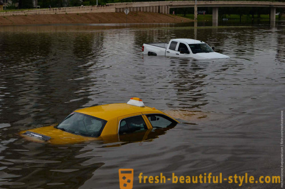 Историјски поплаве у Хјустону