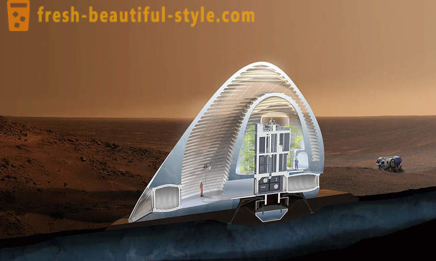 Кућа на Марсу, што је управо да се изгради