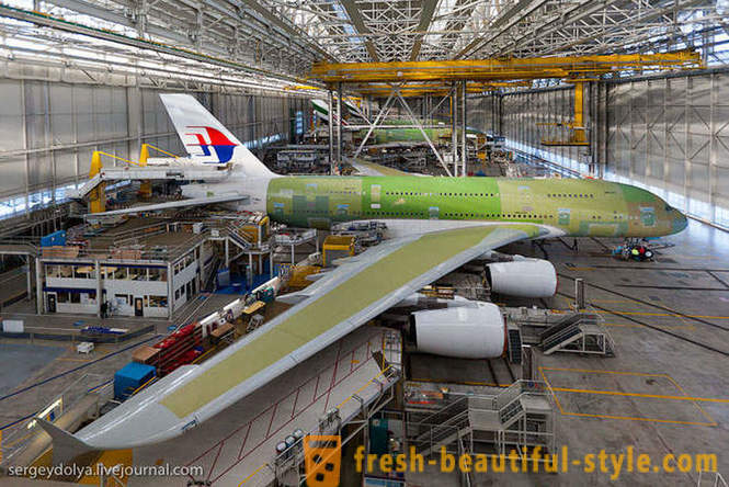 Како да се изгради А380 и како изгледају изнутра