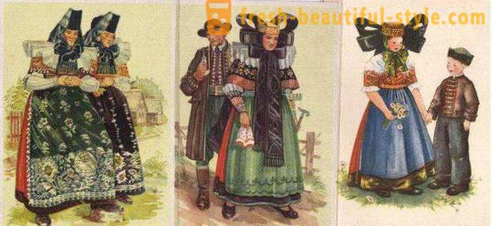 Немачки национални костими за жене, мушкарце и децу. etničke хаљине