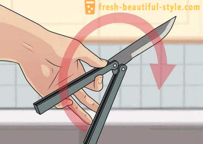 Како да се окрене ножа лептира: савети и трикови
