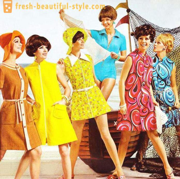 Хаљина у стилу 60-их. дресс модел