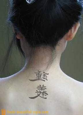 Кинески карактери: Тетоваже и њихово значење