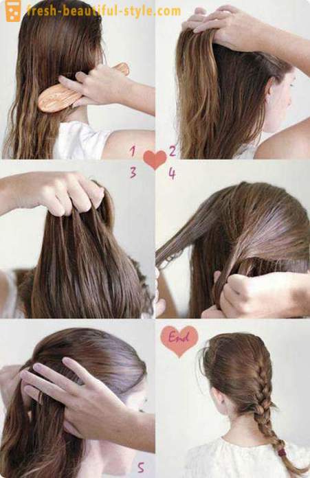 Лепе и једноставне фризуре за средњи косе
