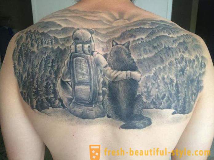 Мушка тетоважа на леђима: Прос, цонс и опције скице.