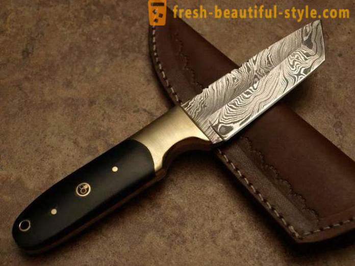 Од Дамаск челика ножем: основних карактеристика