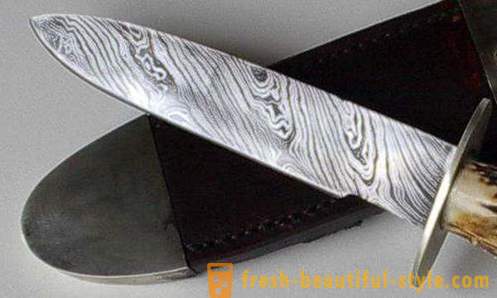 Од Дамаск челика ножем: основних карактеристика