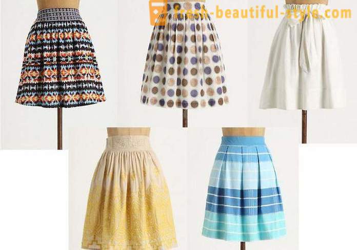 Стилови и типови сукње