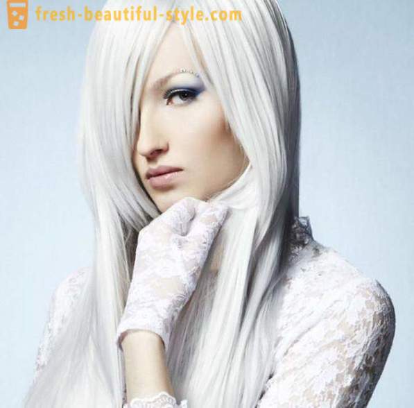 Бела коса. бојења и нега Савети