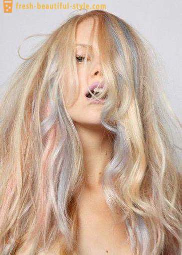 Бојење на плавом косом: боја, Пхото, ревиевс