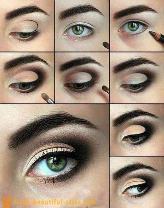 Како да слика очи лепо и исправно